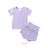 パジャマ キッズ 夏 通販 上下セット ベビー 赤ちゃん 約 70 80 90 100 110 ルームウェア 上下 セット 男の子 女の子 半袖 ユニセックス シンプル 腹巻付き かわいい おしゃれ 子ども服 ガールズ ボーイズ キッズファッション