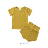 パジャマ キッズ 夏 通販 上下セット ベビー 赤ちゃん 約 70 80 90 100 110 ルームウェア 上下 セット 男の子 女の子 半袖 ユニセックス シンプル 腹巻付き かわいい おしゃれ 子ども服 ガールズ ボーイズ キッズファッション
