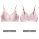 ナイトブラ 育乳 通販 大きいサイズ ブラジャー レース バストケア 就寝中 ノンワイヤー ワイヤーレス 女子力 おしゃれ ランジェリー 夜 セクシー 下着 カーキ グリーン ライトパープル ベージュ ピンク ブラック 黒 Lサイズ XLサイズ 2XLサイズ 3XLサイズ