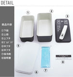 ランチボックス 2段 990ml Native Heart ネイティブハート 通販 弁当箱 ランチケース お弁当 ランチ 食洗機対応 電子レンジ対応 メンズ 男子 高校生 中学生 食べ盛り 大人 大きめ 大容量 入れ子式 コンパクト シンプル おしゃれ 保冷剤付き 日本製 国産