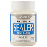 ニス PADICO パジコ 通販 シーラー SEALER 水性ニス アクリルニス 水性アクリルニス 下塗り 仕上げ液 ツヤ出し ツヤ消し 耐水効果 合成樹脂塗料 100ml 絵具OK 粘土 紙 樹脂 金属 日本製
