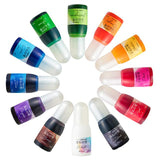 UVレジン 着色 PADICO パジコ 通販 宝石の雫 12色セット レジン 着色剤 UVレジン用着色剤 10ml ×12 全色セット アクセサリー 手づくり ハンドメイド 手芸 混色 発色 混ぜやすい 退色しにくい 液体着色剤 JEWEL LABYRINTH ジュエルラビリンス