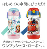 ストローボトル 480ml SKATER スケーター 通販 キッズ 子供用 こども ワンプッシュボトル クリアボトル 透明 軽量 軽い かわいい ワンプッシュ ストロー付き 保育園 幼稚園 通園 通学 小学生 小学校 ディズニー プリンセス キャラクター トミカ プラレール スヌーピー