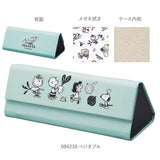 メガネケース おしゃれ 通販 大人 かわいい キャラクター ディズニー スヌーピー 眼鏡ケース めがねケース 折りたたみ スリム コンパクト クロス付き 眼鏡 メガネ めがね ケース サングラス マグネット 開閉 小物