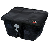 自転車 かごカバー 2段 前 通販 かご カバー 前カゴ スヌーピー ２段 二段式 前かごカバー 目隠し 防犯 撥水 耐水 シンプル キャラクター かわいい おしゃれ バスケットカバー サイクリング