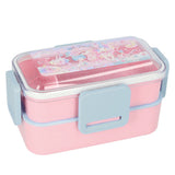 ドーム型 弁当箱 2段 通販 女子 大人 食洗機対応 レンジ対応 ランチボックス おしゃれ お弁当箱 高校生 中学生 小学生 4点ロック 密封式 入れ子式 コンパクト ふわっと弁当箱 SKATER スケーター PFLW4 大人用弁当箱