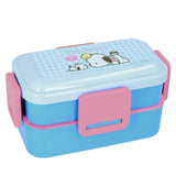 ドーム型 弁当箱 2段 通販 女子 大人 食洗機対応 レンジ対応 ランチボックス おしゃれ お弁当箱 高校生 中学生 小学生 4点ロック 密封式 入れ子式 コンパクト ふわっと弁当箱 SKATER スケーター PFLW4 大人用弁当箱