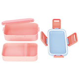 ドーム型 弁当箱 2段 通販 女子 大人 食洗機対応 レンジ対応 ランチボックス おしゃれ お弁当箱 高校生 中学生 小学生 4点ロック 密封式 入れ子式 コンパクト ふわっと弁当箱 SKATER スケーター PFLW4 大人用弁当箱