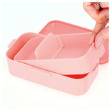 ドーム型 弁当箱 2段 通販 女子 大人 食洗機対応 レンジ対応 ランチボックス おしゃれ お弁当箱 高校生 中学生 小学生 4点ロック 密封式 入れ子式 コンパクト ふわっと弁当箱 SKATER スケーター PFLW4 大人用弁当箱