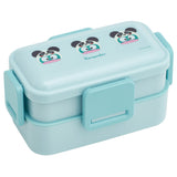 Skater スケーター 弁当箱 2段 ランチボックス キャラクター 通販 弁当 600ml ふわっと弁当箱 食洗機 電子レンジ レンジ 抗菌 仕切り スリム コンパクト 電子レンジ可 食洗機可 フタ ドーム型 くっつきにくい 汁漏れしにくい 4点ロック 収納 便利
