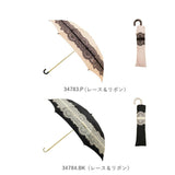 折りたたみ傘 レディース 通販 折り畳み傘 おしゃれ 折り畳み傘 おしゃれ スポーツ観戦 晴雨兼用傘 UV対策 紫外線対策 婦人傘 UVカット かさ 梅雨 アウトドア 旅行 雨傘 2段 50cm ザフリル パールリボン バイカラー プチリボン レース&リボン インドット