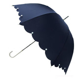 傘 レディース おしゃれ 通販 長傘 晴雨兼用傘 日傘 UVカット グラスファイバー 軽量 雨 レイングッズ 耐風 丈夫 婦人傘 かさ 梅雨 雨傘 大きめ かさ 58cm 大人 かわいい スカラップパール ハートライン プチスター カラフルリボン フリル