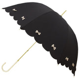 傘 レディース おしゃれ 通販 長傘 晴雨兼用傘 日傘 UVカット グラスファイバー 軽量 雨 レイングッズ 耐風 丈夫 婦人傘 かさ 梅雨 雨傘 大きめ かさ 58cm 大人 かわいい スカラップパール ハートライン プチスター カラフルリボン フリル