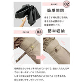 日傘 折りたたみ 完全遮光 晴雨兼用 軽量 通販 100% 折りたたみ傘 レディース 3段 50cm 折り畳み傘 おしゃれ UV対策 UVカット 紫外線対策 かさ 梅雨 大人 かわいい コンパクト フリル ピンクトリック 折傘
