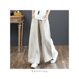 ワイドパンツ レディース リネン 通販 ロングパンツ リネンパンツ ロング丈 フレアパンツ フレア 体型カバー ゆったり コットン リネン 春 夏 秋 麻 綿 おしゃれ シンプル ズボン カジュアル ウエストゴム 大人 かわいい ボトムス