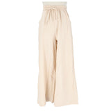 ワイドパンツ レディース リネン 通販 ロングパンツ リネンパンツ ロング丈 フレアパンツ フレア 体型カバー ゆったり コットン リネン 春 夏 秋 麻 綿 おしゃれ シンプル ズボン カジュアル ウエストゴム 大人 かわいい ボトムス