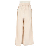 ワイドパンツ レディース リネン 通販 ロングパンツ リネンパンツ ロング丈 フレアパンツ フレア 体型カバー ゆったり コットン リネン 春 夏 秋 麻 綿 おしゃれ シンプル ズボン カジュアル ウエストゴム 大人 かわいい ボトムス