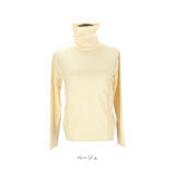 レディース ニット セーター 通販 洗える 長袖 ハイネック タートルネック ショート丈 軽量 伸縮性 滑らか シンプル 大きいサイズ 肌着 普段着 保温 リブニット ハイゲージ