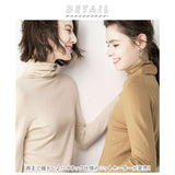 レディース ニット セーター 通販 洗える 長袖 ハイネック タートルネック ショート丈 軽量 伸縮性 滑らか シンプル 大きいサイズ 肌着 普段着 保温 リブニット ハイゲージ