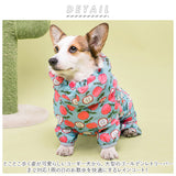 コーギー 服 通販 レインコート ドックウェア コーギー専用 つなぎ服 カバーオール カッパ ジャケット服 小型犬 中型犬 防水 防寒 短足 泥除け 散歩 寒さ対策 ペット服 犬服
