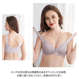 ブラ ノンワイヤ 前開き レース 通販 レディース ブラジャー 前あき フロントホック 脱着簡単 肩ひも太め ずり落ちにくい 食い込みにくい ズリ落ちにくい くい込みにくい らくらく ラクラク 下着 肌着 インナー