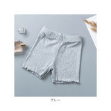 女の子 オーバーパンツ 薄い かわいい 通販 3分丈 ショーツ スパッツ パンツ 三分丈 コットン 綿 下着 子供 キッズ ジュニア インナー インナーウエア 子ども こども ファッション