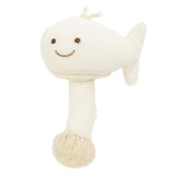 pompkins baby カエル 通販 がらがら ガラガラスティック 鈴入り かえる 蛙 POMPKINS ポプキンズ ハンドメイド オーガニックコットン100％ 赤ちゃん 磯企画 ハンドメイド おもちゃ 日本製 出産祝い プレゼント ギフト ベビー用品