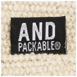 玄関マット 室内 おしゃれ 通販 洗える 綿 100% AND PACKABLE アンドパッカブル プリントマット コーナーマット ドアマット ヴィンテージデザイン シンプル ナチュラル カジュアル 柄 プリント ロゴ 敷物 45 × 70 cm 足元マット