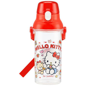 水筒 480ml 通販 キッズ ジュニア 子供用 直飲み マイボトル 食洗機対応 ショルダー 肩紐 プラスチック おしゃれ かわいい キャラクター スケーター ワンプッシュ 軽量 軽い プリンセス ソフィア キティ プラレール ミニオンズ お弁当グッズ ランチグッズ 遠足 ピクニック