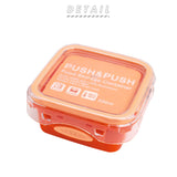 ランチボックス おしゃれ 通販 デザートケース 230ml 保存容器 食洗機 フードストッカー お弁当箱 完全密封 食洗機対応 小さめ 容器 保存容器 フードコンテナ 軽量 かわいい 女子 PUSH&PUSH2