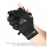サイクリンググローブ 通販 ランニンググローブ 手袋 両手 グローブ 指なし 二指 半指 冷感 滑り止め 通気性 速乾性 uvカット 日焼け防止 男女兼用 サイクリンググローブ 自転車 クライミング 登山
