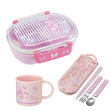 お弁当箱 セット 子供 通販 弁当箱セット 入園準備 ランチボックス プラコップ 箸 弁当箱 トリオセット カトラリー プラコップ お弁当 ランチグッズ 弁当 食洗機対応 遠足 運動会 キャラクター ピカチュウ ミニオン ぼんぼんりぼん キキララ マイメロディ キティ