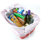 レジカゴ用バッグ 保冷 大容量 通販 折りたたみ おしゃれ レジかご用バッグ エコバッグ レジカゴ マチ広 トート レジカゴ型 シンプル かわいい 軽量 軽い お買い物バッグ ショッピングバッグ スーパー 買い出し 運動会 お花見 抗菌 清潔