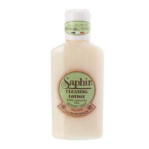サフィール クリーニングローション 125ml 通販 SAPHIR 無色 クリーニング ローション 靴 クリーナー シューケア 汚れ落とし 靴磨き くつ磨き スムースレザー オイルレザー 艶出し効果 保護効果 革製品 レザー 本革 保革剤 栄養 皮革製品 靴ケア 革 お手入れ