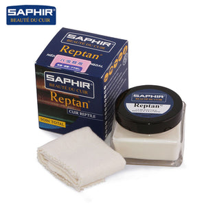 サフィール SAPHIR 通販/正規品 おすすめ 靴ケア用品 定番 無色 保革剤 ツヤ出し ベルト 財布 バッグ 靴 油性 爬虫類 ハ虫類 ヘビ革 ワニ革 レプタイルクリーム