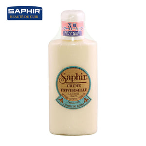 サフィール 通販 SAPHIR 通販/正規品 おすすめ スムース皮革 定番 靴ケア用品 無色 保革剤 ツヤ出し 靴磨き 汚れ落とし ユニバーサルレザーローション