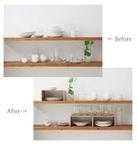 コの字ラック 2個セット like-it ライクイット 通販 プラスラック PLUS RACK like it コの字 ラック 二個セット 木目調 MDF シンプル モダン おしゃれ かわいい 卓上 机上 キッチン 台所 スパイスラック キッチンラック ディスプレイラック ディッシュラック 食器棚 皿