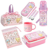 お弁当箱 子供 セット 通販 男の子 女の子 幼稚園 お弁当箱セット ランチボックスセット 6点セット こども キッズ キャラクター かわいい 入園準備 1段 弁当箱 トリオセット お弁当袋 巾着 コップ コップ袋 水筒 直飲み