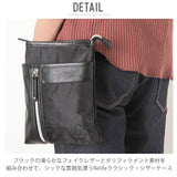 シザーケース おしゃれ 通販 美容師 ベルト ショルダーバッグ メンズ レディース 斜めがけ 黒 ブラック 軽い 軽量 小さめ 2way ミニショルダーバッグ 斜めがけバッグ カラビナ付き 作業 業務 シンプル 無地 サブバッグ 旅行 おでかけ