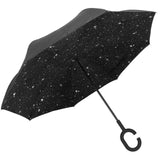 逆さ傘 通販 メンズ レディース 長傘 おしゃれ さかさ傘 逆さがさ 60cm 8本骨 シンプル かわいい 自立 C型持ち手 ハンズフリー 反対傘 逆折式 車 バス 電車 逆さに開く 濡れない 濡らさない リバースアンブレラ