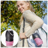 犬 散歩 給水ボトル 通販 ウォーターボトル 水 ボトル おしゃれ シンプル カラビナ 携帯 持ち運び ROOP ループ ステンレスボトル Sサイズ 350ml 水入れ 携帯水筒 お出かけ お散歩グッズ 犬用品 ペットグッズ