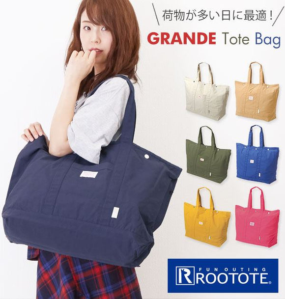 トートバッグ レディース ブランド 通販 ROOTOTE ルートート 大きめ 布 キャンバス メンズ おしゃれ 通勤 通学 カジュアル 軽い グランデ WリペレントA アウトドア 軽量 バック かばん カバン 鞄