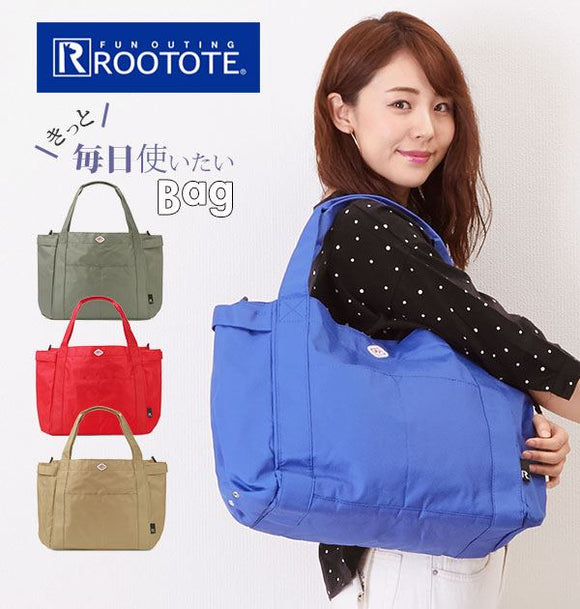 トートバッグ レディース ブランド 通販 ROOTOTE ルートート 布 メンズ A4 おしゃれ 通学 通勤 カジュアル 撥水 はっ水 ミディアム ポケッツB 軽量 軽い ポリエステル 手提げ てさげ シンプル バック かばん カバン 鞄