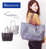 トートバッグ レディース スター 通販 ROOTOTE ルートート 大きめ a4 横 通勤 通学 オシャレ かわいい 軽い 軽量 マチ広 トート マザーズバッグ ママバッグ サブバッグ シンプル メタリック 星 刺繍 フェイクレザー インナーポーチ付き RT SY.ミディアムレザレットスター-A