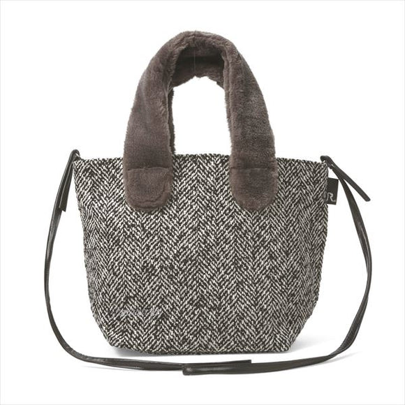Rootote ルートート トートバッグ 通販 サイドポケット DELI デリ レディース 2way ショルダー ファー おしゃれ 小さめ かわいい サブバッグ 手提げ - バックヤードファミリー