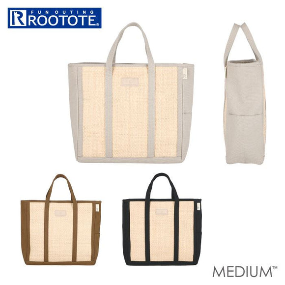 ルートート トートバッグ 通販 ROOTOTE 1827 ミディアム MIDIUM コンビバスケット-A レディース おしゃれ かわいい カゴバッグ かごバック シンプル 夏 春夏 通勤 通学 手提げ 大容量 ブランド