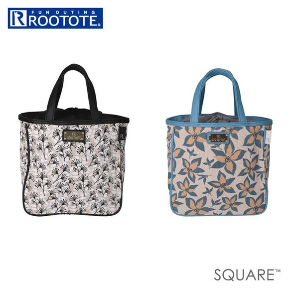 ルートート トートバッグ 通販 ROOTOTE 1876 スクエア SQUARE パターン-C レディース おしゃれ かわいい シンプル 小さめ 手提げ ランチバッグ ミニトート 通勤 通学 サブバッグ ブランド - バックヤードファミリー