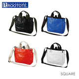 ルートート ショルダー 通販 ROOTOTE レディース メンズ トートバッグ 2way ショルダーバッグ 斜めがけ レジャーシート素材 バッグ SQUARE 1949 SN スクエアDOG タープ-A お散歩バッグ お散歩グッズ お出かけ 犬用品 - バックヤードファミリー