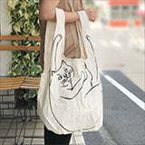 Rootote ルートート トートバッグ 通販 サイドポケット ROO SHOPPER ルーショッパー レディース 大容量 アニマル ネコ レディース メンズ  バッグ ショッピングバッグ ショッピング 折りたたみ