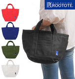 トートバッグ ROOTOTE ルートート 通販 レディース おしゃれ かわいい 軽い 軽量 キャンバス キャンパス 小さめ 小さい ミニ コンパクト 散歩 普段使い ランチバッグ シンプル 無地 小ぶり 綿 布 手提げ てさげ ジップポケット サイドポケット かばん 鞄 バッグ バック - バックヤードファミリー